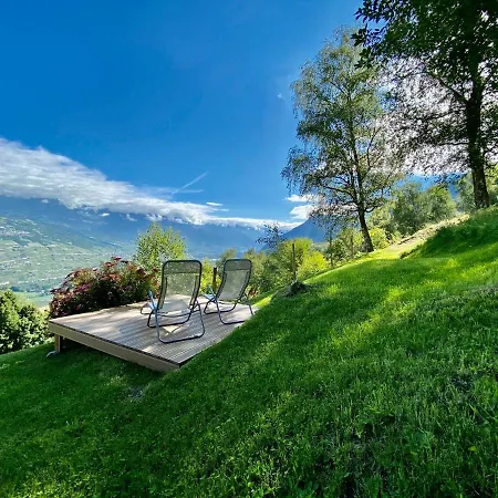 Le Mayen De Lucien Et Therese - Jacuzzi, Valais 木屋 *