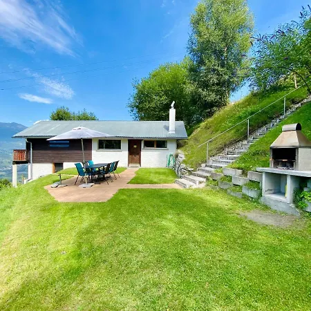 Eco With Jacuzzi And View In The Swiss Alps Chalet