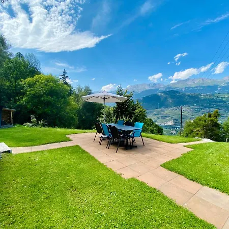 Eco With Jacuzzi And View In The Swiss Alps Chalet