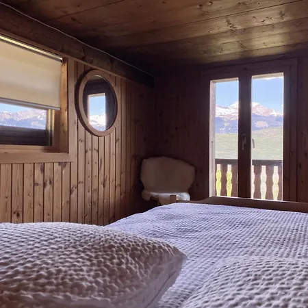 Chalet Eco With Jacuzzi And View In The Swiss Alps Grone