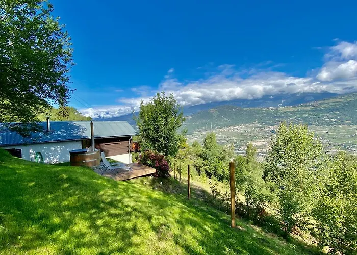 Le Mayen De Lucien Et Therese - Jacuzzi, Valais Шале *